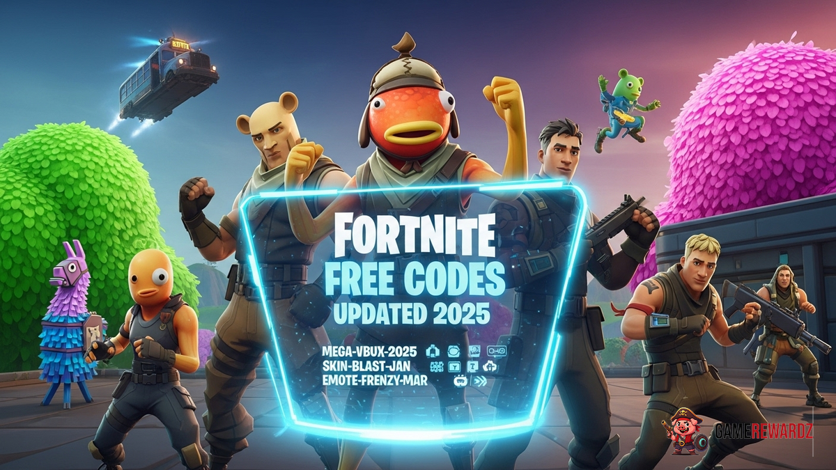 Fortnite Free Codes Updated 2025